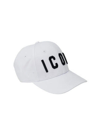 Icon cappello con visiera e logo bianco