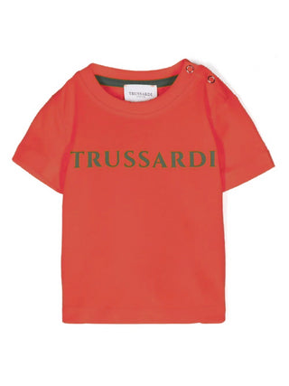 Trussardi T-shirt maniche corte Ankis con logo rosso