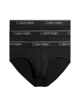 Calvin Klein Underwear set 3 slip in microfibra nero