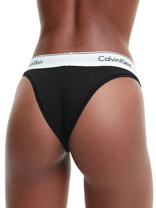 CALVIN KLEIN UNDERWEAR Slip con fascia elastica logata Nero