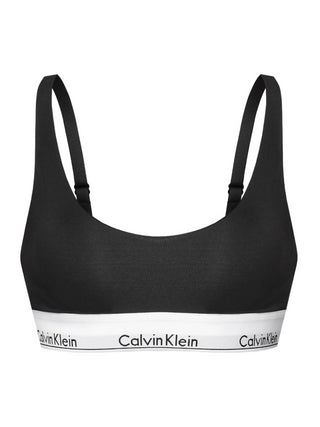 Calvin Klein Underwear reggiseno brassiere in misto cotone nero