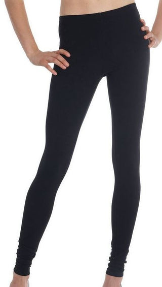 Only leggings a vita media nero