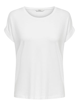 Only T-shirt a maniche corte bianco