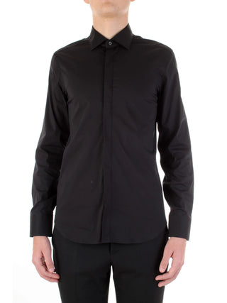 MANUEL RITZ camicia classica colore Nero