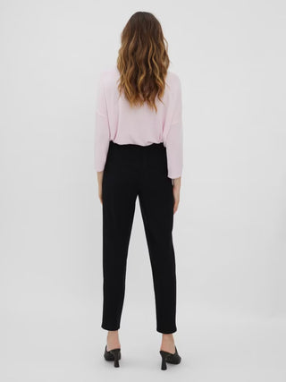 VERO MODA pantalone in 100% cotone NERO