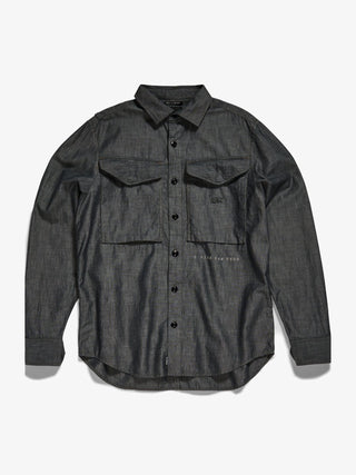 G-STAR RAW camicia con tasche NERO