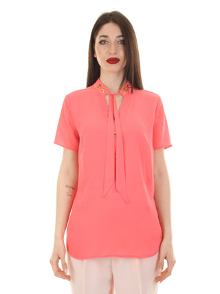 MARCIANO GUESS blusa a maniche corte  CORALLO