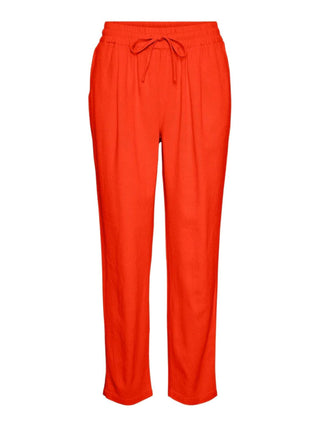 VERO MODA pantalone in 100% cotone ARANCIONE