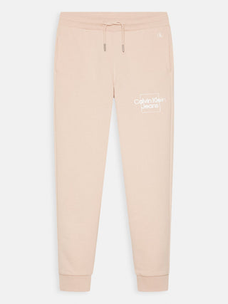 CALVIN KLEIN pantalone da tuta joggers ROSA