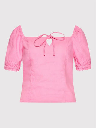 ONLY Blusa Onlcaro Rosa Slim Fit