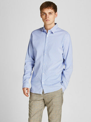 JACK&JONES camicia JPRBLATRAVEL a righe CELESTE