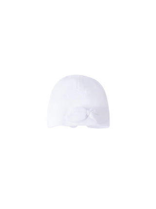 iDo cappello cuffia neonata bianco