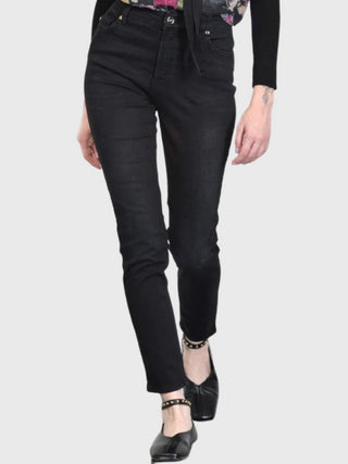 BLUGIRL Jeans skinny a vita alta Lavaggio Nero