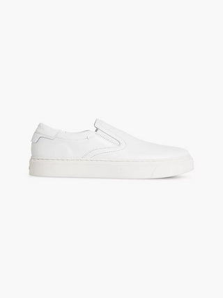 CALVIN KLEIN JEANS Scarpe Senza Lacci In Pelle BIANCO