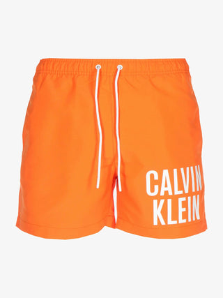 CALVIN KLEIN SWIMWEAR Pantaloncini da bagno con coulisse ARANCIO