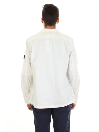 CALVIN KLEIN  camicia giacca in cotone regular fit BIANCO