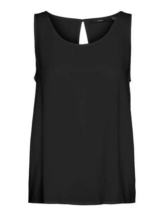 VERO MODA Top VMEASY a tinta unita NERO