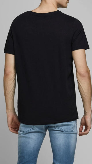 JACK & JONES t-shirt basic in misto lino