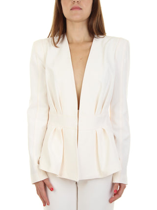 SILENCE Blazer ORIONE dalla linea aderente color Latte