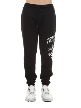 TRIPLOSETTE Pantaloni joggers in felpa Nero