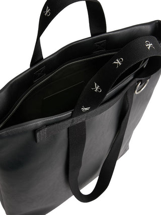 Calvin Klein Jeans borsa tote in ecopelle nero