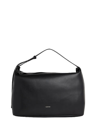 Calvin Klein borsa a spalla tote in ecopelle nero