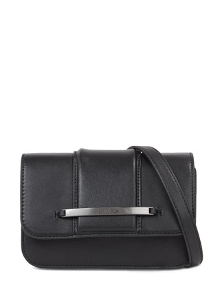 Calvin Klein borsa a tracolla in ecopelle nero