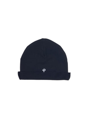 Cesare Paciotti cappello con logo in caldo cotone blu