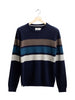 fred-mello-pullover-girocollo-in-misto-lana-a-righe-blu