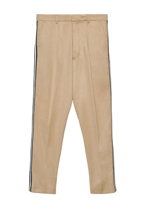 Gaelle pantaloni slim in poliviscosa beige