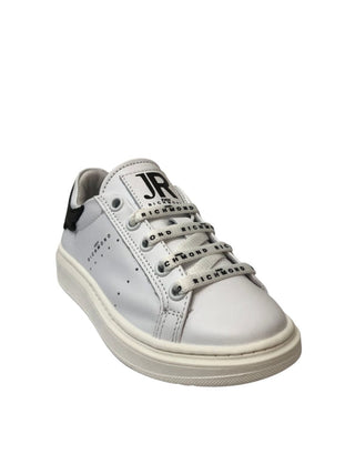 John Richmond sneakers in pelle con logo e patch ala nero