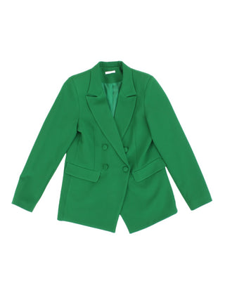 Lu Lù giacca blazer doppiopetto verde