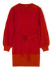 lu-lu-abito-in-maglia-a-maniche-lunghe-rosso