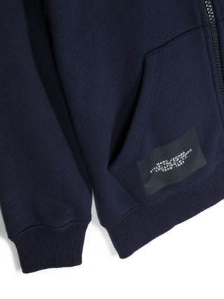 Marc Jacobs felpa con zip e cappuccio con logo blu