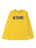 moschino-t-shirt-a-manica-lunga-con-logo-e-orsetti-giallo