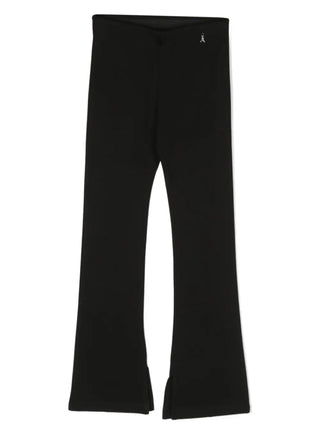 Patrizia Pepe pantaloni flare in tessuto stretch nero