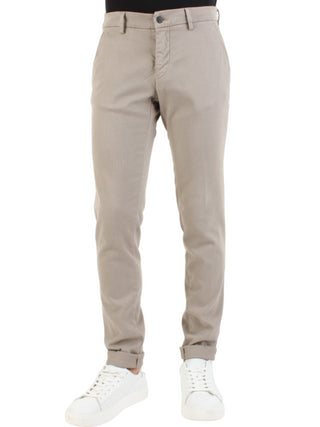 Powell pantaloni con gamba affusolata beige