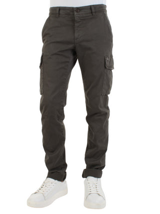 Powell pantaloni cargo in cotone verde militare