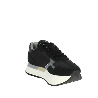 Sun68 sneakers Kelly Solid in suede e nylon nero