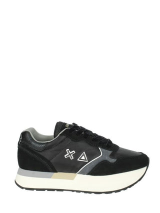 Sun68 sneakers Kelly Solid in suede e nylon nero