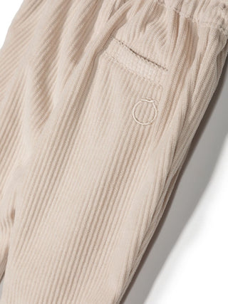 Trussardi pantaloni in velluto a costine beige