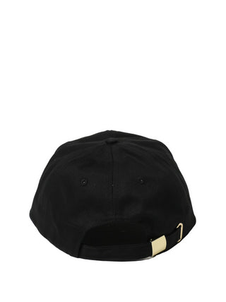 Versace Jeans Couture cappello con visiera e logo lettering nero