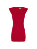 aniye-by-abito-corto-ivy-con-cut-out-rosso