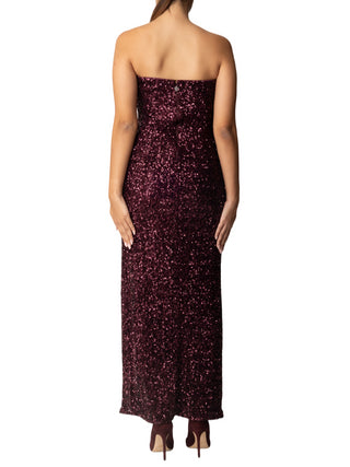 Aniye By abito lungo Gown Lux con paillettes viola