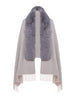 blugirl-stola-in-maglia-con-ecopelliccia-grigio-chiaro