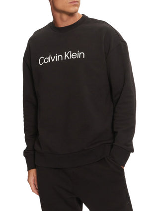 Calvin Klein felpa girocollo con logo Hero nero