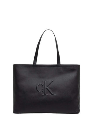 Calvin Klein Jeans borsa a spalla con logo Sculpted nero