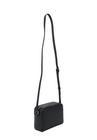 Calvin Klein borsa a tracolla in ecopelle con logo Sculpted nero