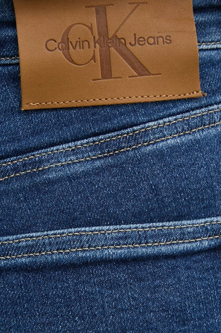 Calvin Klein Jeans jeans skinny a vita alta lavaggio blu