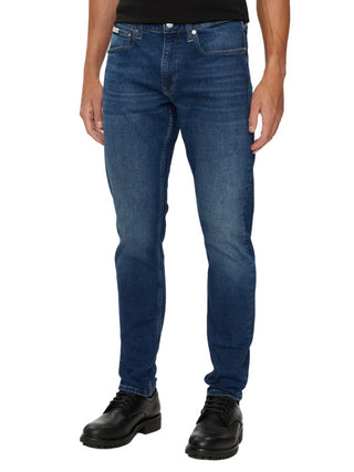 Calvin Klein Jeans jeans slim Taper lavaggio blu scuro